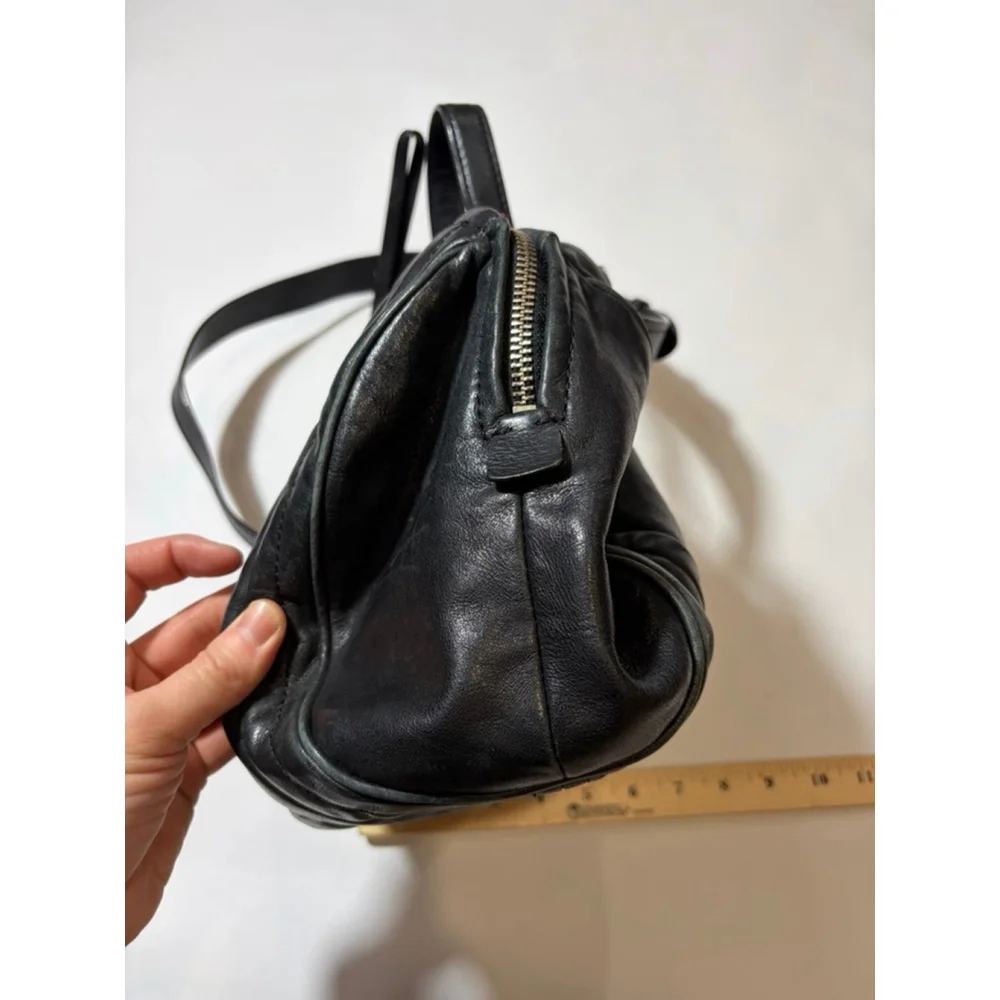 Marc by Marc Jacobs Black Quilted Leather Satchel Crossbody Bag - Picture 7 of 16